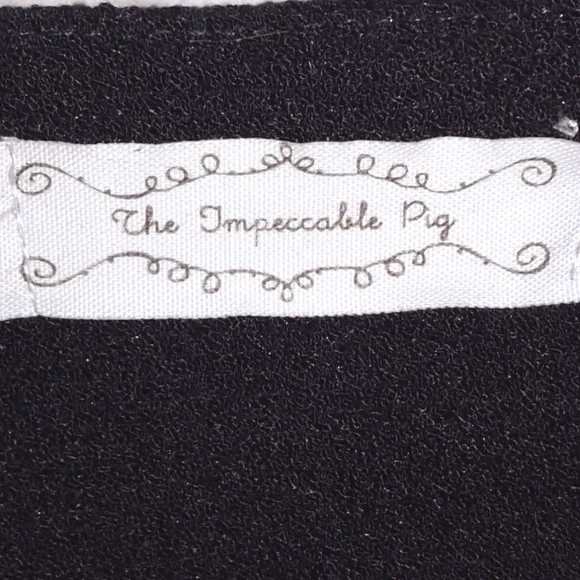 The Impeccable Pig Black Open Front Blazer - Picture 3 of 5